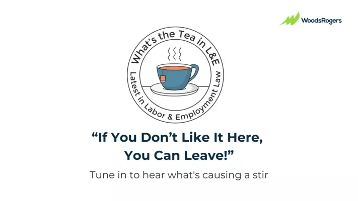 What's the Tea in L&E? "If You Don't Like It Here, You Can Leave!"